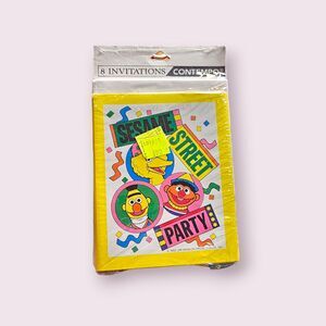 NOS Sesame Street invitations